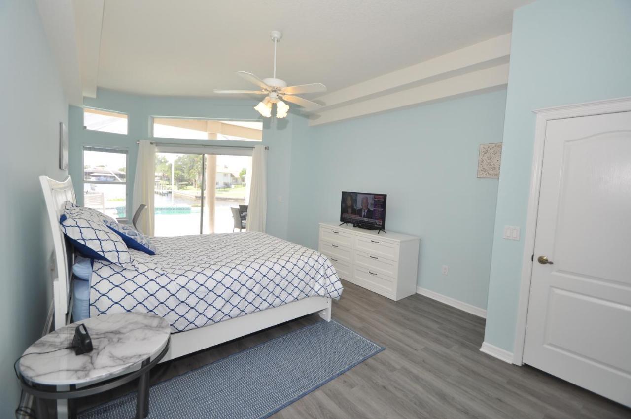 Sunset Bay Beautiful Pool Home - Bring Your Boat Or Jet Ski - Canal With Dock- Sleeps 10 - 4 Bd Palm Coast Esterno foto